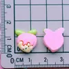 Mini Presilhas de Cabelo Fofas e Delicadas da Série Rosa Brilhante, Decorações para Nail Art, Adesivos de Cola de Creme, Acessórios
