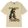 Brr Brr Patapim Camiseta Divertida Meme Gráfico de Brainrot Italiano