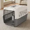 Bolsa de transporte portátil para animais de estimação para viagens, mochila para gatos de grande capacidade, caixa de transporte para gatos, gaiola para cachorros, gaiola para gatos montada em carro, cápsula espacial