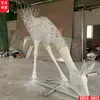 Suministro Directo de Fábrica de Esculturas Abstractas de Ciervo de Cobre Fundido, Esculturas de Paisaje, Adornos para Bienes Raíces, Fabricantes de Esculturas de Cobre Fundido