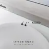 Pendientes de moda redondos de plata de ley s999, elegantes y brillantes, para el lóbulo de la oreja, de diseño geométrico, pendientes de nicho de alta gama, Accesorios al por mayor