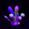Suministro Comercio Electrónico Transfronterizo Acuario Paisajismo Pecera Decoraciones Silicona Suave Simulación Coral-Coral Dedo