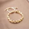 Pulsera Transfronteriza Nueva de Verano de Perlas de Imitación Amor con Cuentas Traje Combinado Pulsera Tejida a Mano para Mujer que Combina con Todo Venta al por Mayor