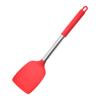 Conjunto de Utensílios de Cozinha de Silicone Conjunto de Utensílios Domésticos de Dez Peças Pá de Fritar de Boca Larga Criativa Espátula de Silicone com Cabo de Aço Inoxidável