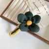 Pinza de Pelo de Flor de Felpa de Invierno para Mujer Pinza de Disco para la Parte Trasera de la Cabeza Pinza de una Palabra Pinza de Pico de Pato Tiburón