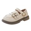 Zapatos para Niña Zapatos de Princesa de Cuero para Niños 2026 Primavera y Otoño Nuevos Zapatos Planos de Verano para Bebé Suela Suave Mocasines Estilo Británico Negro