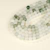 Cuentas Redondas de Jade Blanco Seda Dorada Natural Jade Esmeralda Tianshan de Myanmar Cuentas Sueltas Accesorios para Abalorios DIY Accesorios para Pulsera Collar de Niñas