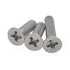 Tornillos para Máquina de Acero Inoxidable 304 Gb819 de Cabeza Avellanada Ranura Phillips Tornillos de Cabeza Plana Ranurados Personalizados Según Dibujos y Muestras