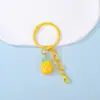 Llavero colgante de fruta artificial de resina de colores, regalo promocional DIY para inauguración, lindo accesorio para bolso de mujer