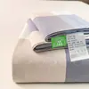 Uso Cuatro Estaciones, Dormitorio Estudiantil, Estilo Muji, Sencillo, Algodón Puro, Teñido en Hilo, Grado Materno e Infantil, Juego de Sábanas de Algodón Lavado de Tres Piezas