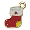 Conjunto de 30 Acessórios de Esmalte de Natal para DIY: Papai Noel, Boneco de Neve, Sino, Rena, Pingentes de Pulseira, Chaveiros