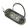 Camión 12V24v universal impermeable LED luz de señalización lateral trasera luz de compartimento de coche piraña E4 señal de remolque intermitente