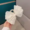 Novo Prendedor de Cabelo de Rede Floral Fresco Estilo Francês para Cabelos Grossos, Prendedor de Rabo de Cavalo Alto, Prendedor Superior, Prendedor de Garra, Acessório de Cabelo, Adorno de Cabeça