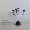 Candelabro de Chão Vintage Decoração Zen Chinesa Candelabro de Ferro Fundido Estilo Silencioso Doméstico Estilo Antigo Lâmpada de Ferro Velha Lâmpada a Óleo
