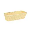 Cesta de almacenamiento creativa para utensilios de cocina, cesta para cubiertos de hotel y restaurante, cesta para palillos domésticos, cesta rectangular estilo mimbre