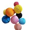 Lanterna de melancia de cor sólida Bola dobrável Lanterna de origami Dia das crianças Casamento Sala de casamento Decoração de casamento Lanterna de melancia