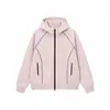 Otoño 2026 Nuevo Sudadera Deportiva para Hombre Retro Americano Línea Hassle Holgada con Capucha Cárdigan Sudadera Ropa Exterior para Pareja