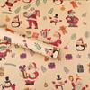 2026 Novo Papel de Presente de Couro de Vaca de Natal Papai Noel Árvore de Natal Rena Papel de Presente Atacado em Estoque
