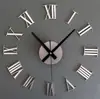 Reloj de pared artístico romano 3D europeo para sala de estar, personalizable, con logotipo impreso, ventas directas de fábrica