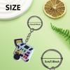 Chaveiro criativo da série México Xiyin Pingente criativo de carro PVC borracha macia DIY chaveiro criativo decorativo