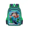 Mochila Escolar Transfronteriza Mochila Escolar de Dibujos Animados de Minecraft para Estudiantes de Primaria Mochila de Caparazón Duro 3D para Niños de 6 a 12 Años