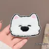 Pinza para el flequillo de la frente con lindo patrón floral pequeño, pinza para flequillo francés, diadema para lavarse la cara, pinza para el pelo de mujer para la parte trasera de la cabeza