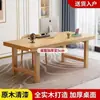 Mesa de madeira maciça, mesa de estudante, mesa de estudo simples, escrivaninha, mesa de escritório, mesa de computador para sala de estar, mesa infantil