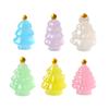 Árvore de Natal Criativa Luminosa Colorida Transfronteiriça Paisagismo Decorações DIY Acessórios Saco Surpresa Enfeites Pequenos para Mesa de Carro