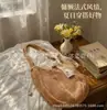 Bolsa de Palha Trançada Casual Estilo Preguiçoso Nova de Grande Capacidade para Estudantes, Bolsa de Praia, Bolsa de Ombro, Bolsa de Palha Feminina