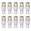 Bombilla para coche T10 5050 5smd 5W5, luz intermitente ancha, luz de matrícula, luz de dirección para motocicleta, LED de 12 V, luz para coche, 3 núcleos