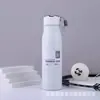 Taza de Caballero de Acero Inoxidable 304 Transfronteriza Taza Térmica Portátil para Exteriores con Asa y Tapa de Acero Taza de Regalo Promocional para Negocios