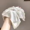 Novo Anel de Cabelo Grande para Cabelo Liso de Cetim Elegante Francês Feminino Versátil Elástico Alto Corda de Cabelo de Tendão de Borracha Acessórios de Cabelo Atacado