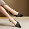 Zapatos Planos de Punta Fina para Mujer 2026 Zapatos Franceses Elegantes para Fiesta Mocasines Poco Profundos sin Cordones con Pedrería Zapatos sin Cordones
