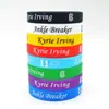 Pulseira de silicone esportiva de basquete cor luminosa pulseira de pulso de futebol pulseira Kobe Curry James Durant