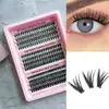 Pestañas postizas transfronterizas, los más vendidos en Amazon, pestañas postizas gruesas para mujeres de raza mixta asiática con aura fuerte, DIY