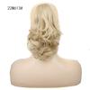 Extensões de Cabelo Cacheado Curtas Femininas Flor de Pera Europeia e Americana Rabo de Cavalo Fibra Sintética Presilha Boca de Tigre Rabo de Cavalo Falso Curto Venda por Atacado