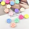 Contas de Macaron Rosa Cereja Cor Sólida Acrílica Pulseira DIY Chaveiro Pingente de Carro Venda por Atacado Exportação Transfronteiriça Fornecimento Exclusivo