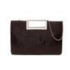 Bolsa feminina transfronteiriça 2024 Nova chegada Estilo crocodilo Bolsa feminina elegante Bolsa de ombro com corrente Bolsa transversal Bolsa vintage