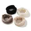 Tejido Hueco 35% Cachemir Invierno Grueso Versátil Bufanda de Cachemir Puro Calentador de Cuello Calentador de Cuello Pulóver