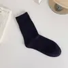 Calcetines de media pantorrilla para mujer de Primavera y Otoño, Calcetines de Maternidad de Algodón Puro con Parte Superior Holgada, Calcetines Delgados de Algodón Puro Absorbentes de Sudor, Sin Costuras, Estilo Slouch, Calcetines Zhuji