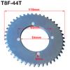 49CC mini motocicleta roda dentada 25h/T8F grande mosca engrenagem de transmissão dois tempos pequena off-road bicicleta corrente disco