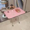 Mesa dobrável simples, mesa pequena retangular portátil de parede, mesa de jantar-11, mesa quadrada pequena para comer em dormitório ou quarto alugado