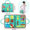 Tablero de Aprendizaje de Fieltro Transfronterizo Educación Temprana Infantil Juguetes Monterey Shuttle Vestir Práctica Manual Tablero Ocupado