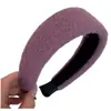 Diadema de Tela de Lana de Ala Ancha para Mujer, Accesorio de Lujo de Alta Gama para el Cabello, Diadema Versátil para Lavarse la Cara, Accesorio para el Cabello de Diadema Alta