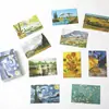 Tarjeta de mensaje Tarjeta LOMO hoja verde pintada a mano Palabra pequeña fresca de Literatura y Arte Tarjeta Amante de las cartas tarjeta pequeña