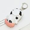Conejo del Zodiaco Mentira Vaca Luminosa Funda para Teléfono Móvil Luminosa Bolso Cruzado Luminoso de Vaca Colgante para Mochila Llavero