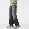 Moda Masculina Fengshe / Lançamento Primavera e Outono 2026 Jeans Reto Solto e Calças Wide-Leg Tendência Americana High Street Masculina
