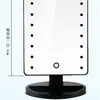 Espejo de Cabello Portátil para el Cuidado Personal de Hombres con Luz Colgante Plegable de Tres Caras LED Espejo de Peluquería y Maquillaje