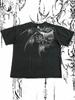 Camiseta de manga corta de murciélago (2025), holgada, de algodón con estampado, venta al por mayor