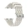 Adecuado para Apple Watch Ultra 9876543210 Series, Correa de Silicona para Reloj Estilo Hebilla de Hierro con Textura Hueca